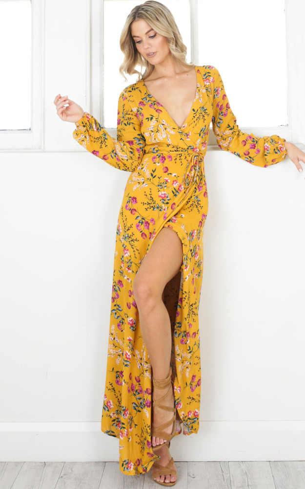 floral fall maxi