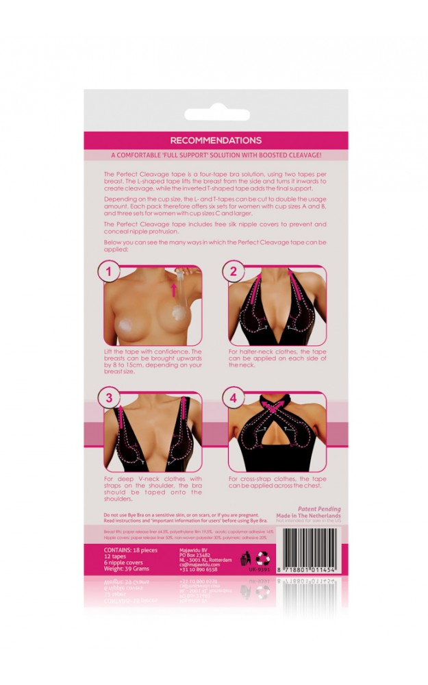 Perfect Cleavage Tape in clear Showpo