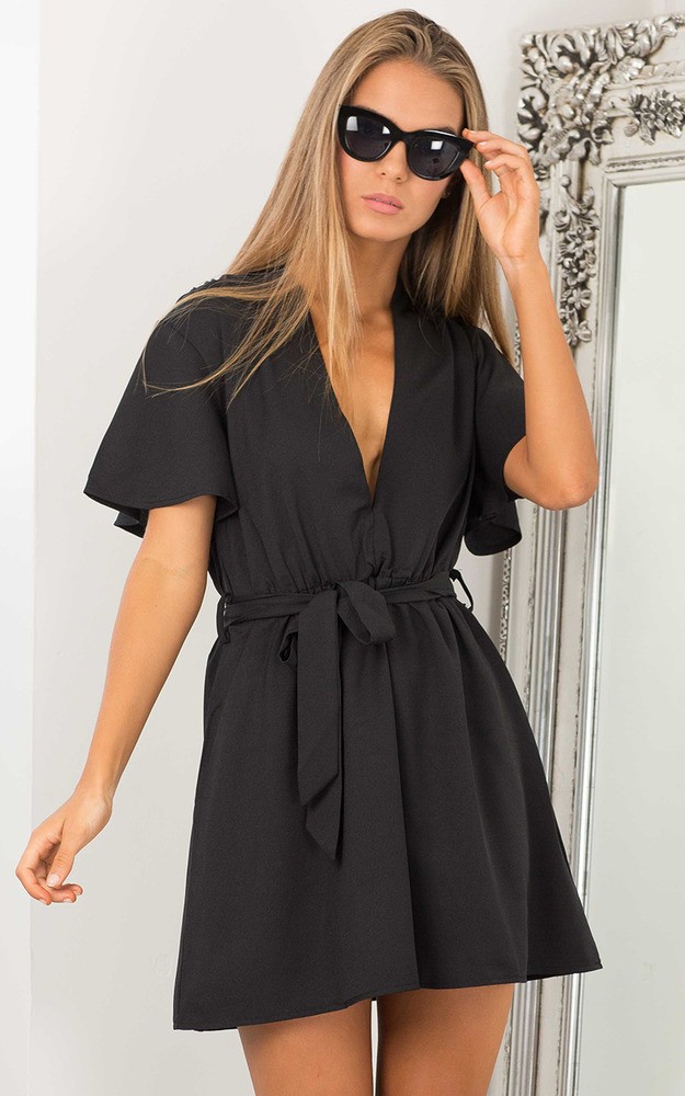Low Flyer Dress In Black Showpo T N Tn 70 6 Jpg