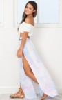 Powder Room skirt in blue print | Showpo