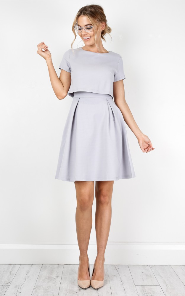 Well Played dress in grey | Showpo