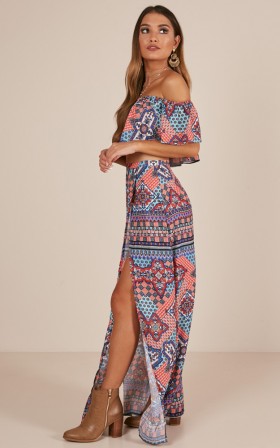 Sound Of Sunset Two Piece Set in Multi Print